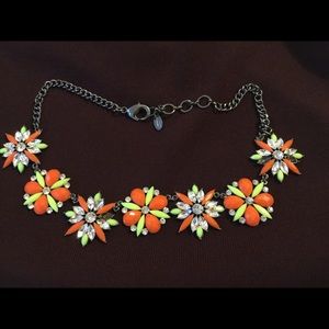 🎾🔴 Neon green and Coral Necklace 🔴🎾